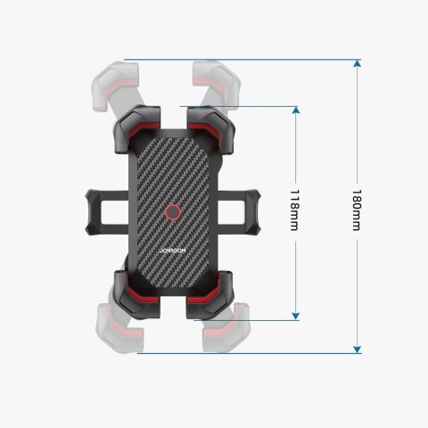 Uchwyt na telefon 4.7-7'' do roweru hulajnogi motocykla czarny