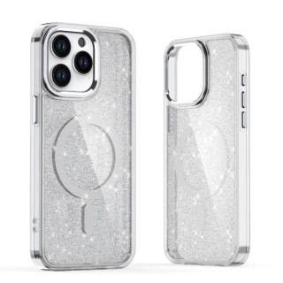Etui pokrowiec na Samsung Galaxy S26 Ultra Glitter Case MagSafe - biały