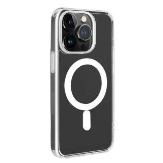 Etui silikonowe do iPhone 14 Pro Lite Mag MagSafe - przezroczyste