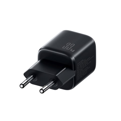 Ładowarka sieciowa USB-A USB-C z kablem USB-C - iPhone Lightning 33W - czarna