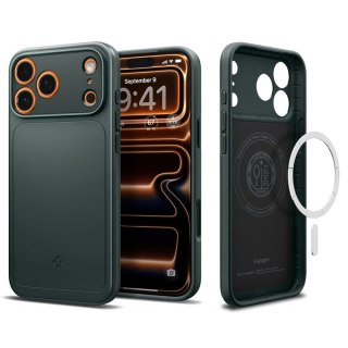 Etui pokrowiec case na iPhone 17 Pro Thin Fit MagSafe - zielony