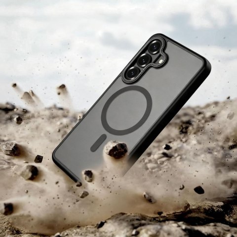 Etui pokrowiec na Samsung Galaxy S26 MagCam MagSafe - czarno matowy