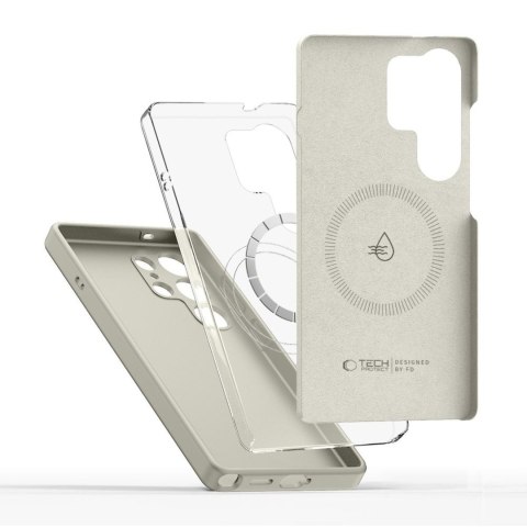 Etui pokrowiec na Samsung Galaxy S26 Ultra Silicone MagSafe - beżowy