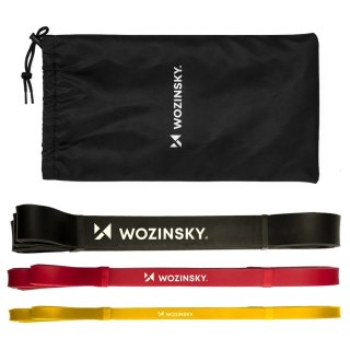 Gumy taśmy oporowe do ćwiczeń treningu fitness z lateksu - 3 szt.