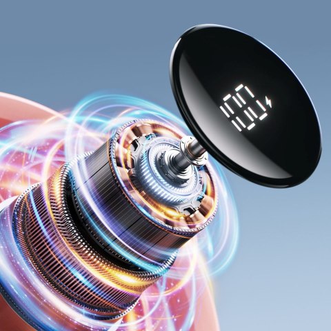 Mini wentylator wiatrak ręczny 3600mAh USB-C - różowy