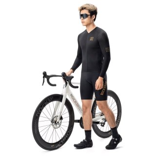 Koszulka rowerowa Diamond z długim rękawem rozmiar XXXL - czarna
