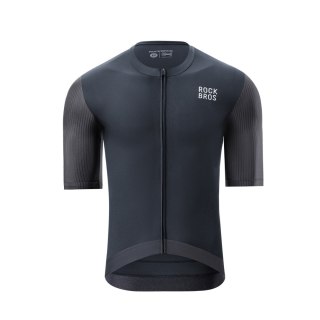 Koszulka rowerowa z krótkim rękawem rozmiar XXXL - czarna