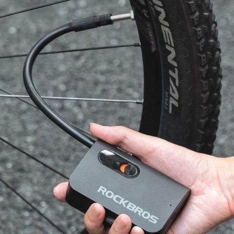 Pompka akumulatorowa kompresor do opon akcesoriów sportowych Schrader USB-C 70 psi