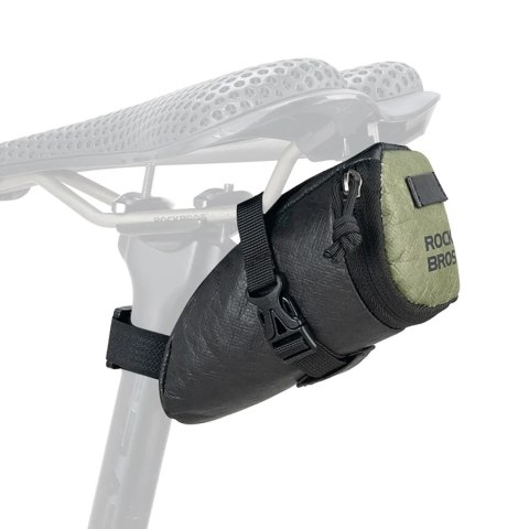 Torba rowerowa podsiodłowa 0.2L - czarno zielona