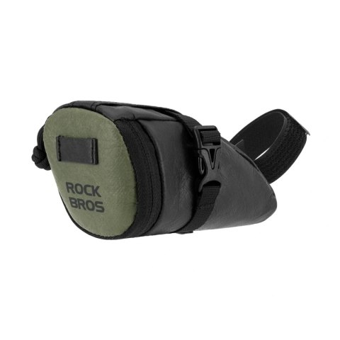 Torba rowerowa podsiodłowa 0.2L - czarno zielona