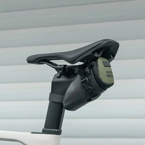 Torba rowerowa podsiodłowa 0.2L - czarno zielona