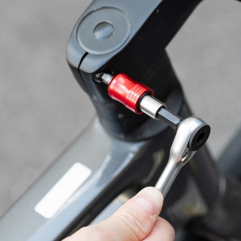 Zestaw narzędzi rowerowych multitool z kluczem grzechotkowym i łyżkami do opon
