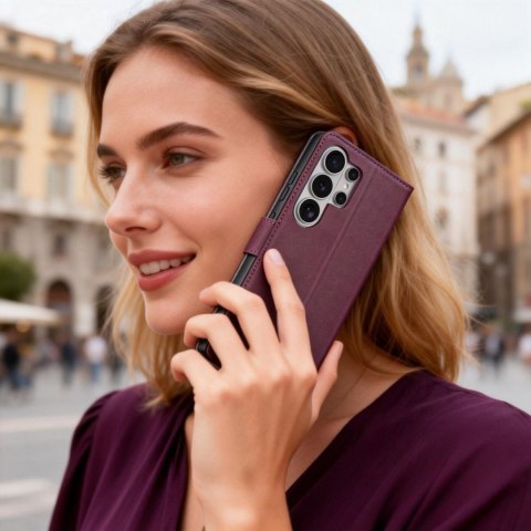 Etui futerał na Samsung Galaxy S26 Ultra Wallet - bordowy