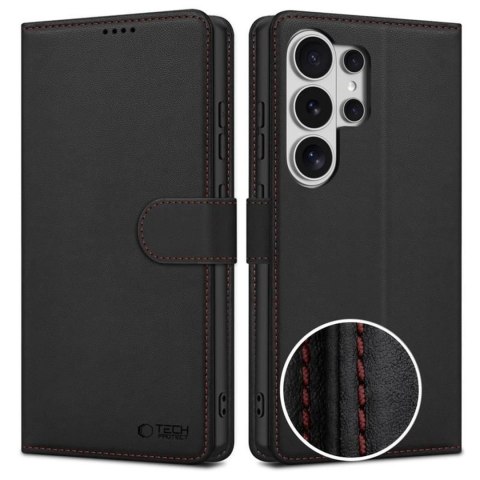 Etui futerał na Samsung Galaxy S26 Ultra Wallet - czarno czerwony