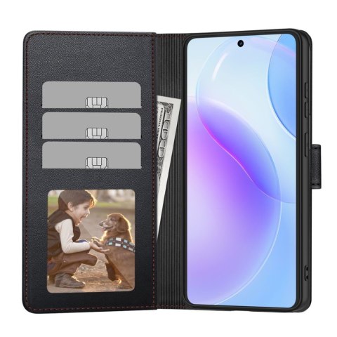Etui futerał na Samsung Galaxy S26 Ultra Wallet - czarno czerwony