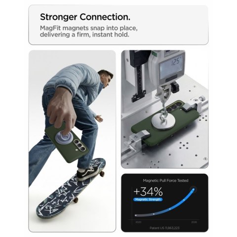 Etui pokrowiec na Samsung Galaxy S26 Nano Pop Mag MagSafe - zielony