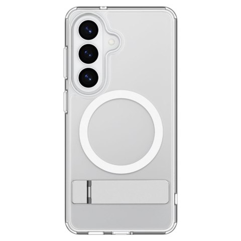 Etui pokrowiec na Samsung Galaxy S26+ Ultra Hybrid S Mag MagSafe - przezroczysto biały