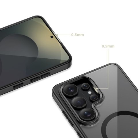 Etui pokrowiec na Samsung Galaxy S26 Ultra Magmat MagSafe - przezroczysto czarny