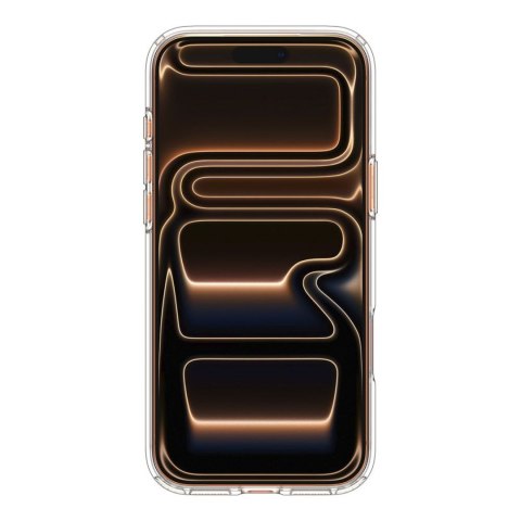 Etui pokrowiec na iPhone 17 Pro Max Ultra Hybrid MagSafe - przezroczysto pomarańczowe