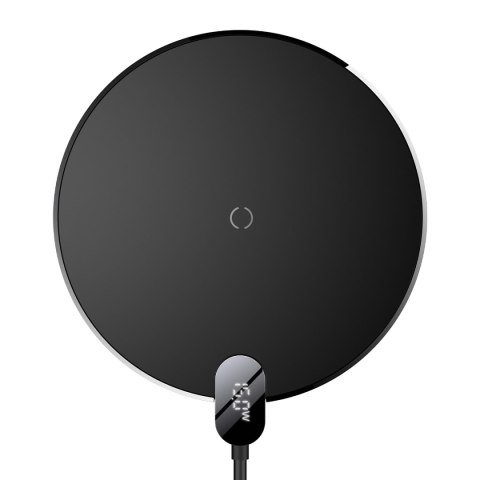 Ładowarka indukcyjna Digital LED Display Gen 2 15W USB-C - czarna