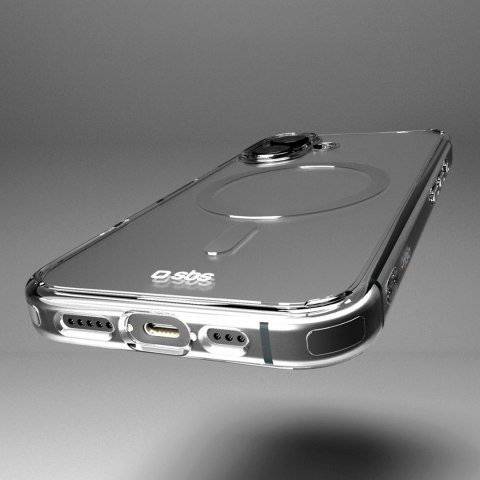 Etui pokrowiec do iPhone 16 Plus Extreme Mag D3O MagSafe - przezroczysty