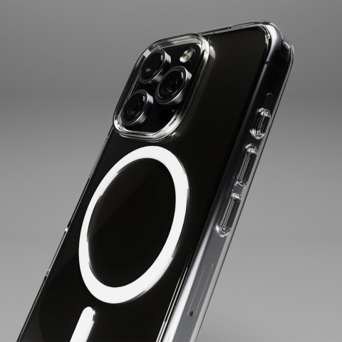 Etui pokrowiec do iPhone 16 Pro Extreme Mag D3O MagSafe - przezroczysty
