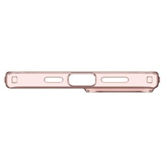 Etui pokrowiec na iPhone 15 Plus Crystal Flex - różowo przezroczysty