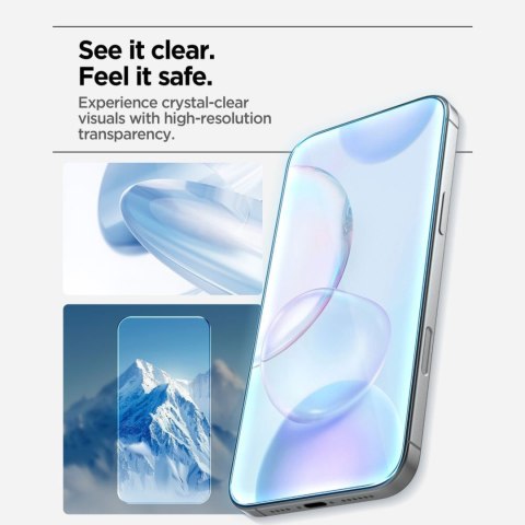 Szkło hartowane na iPhone 17 Pro z aplikatorem - 3 szt.