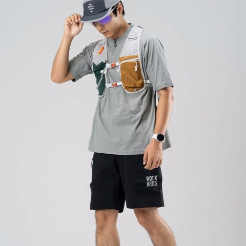 Szorty spodenki sportowe z paskiem rozmiar XXXL - czarne
