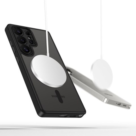 Etui pokrowiec case na Samsung Galaxy S25 Ultra MagCam MagSafe - czarny
