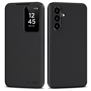 Etui pokrowiec z klapką na Samsung Galaxy A56 5G Smart Wallet - czarny mat