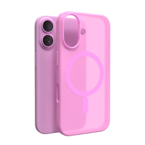 Etui silikonowe do iPhone 16 Daylight MagSafe - różowe