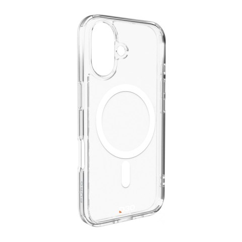 Etui silikonowe do iPhone 16 Plus Impact Clear D3O MagSafe - przezroczyste