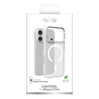 Etui pokrowiec na iPhone 17 Pro Lightfeel MagSafe - przezroczysto białe