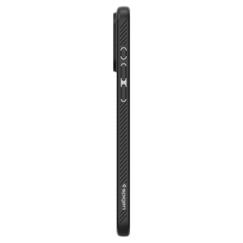 Etui pokrowiec na iPhone 15 Pro Liquid Air - czarny mat