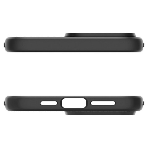 Etui pokrowiec na iPhone 15 Pro Liquid Air - czarny mat