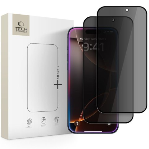 Szkło prywatyzujące na iPhone 16 Pro / 17 / 17 Pro - 2 szt.