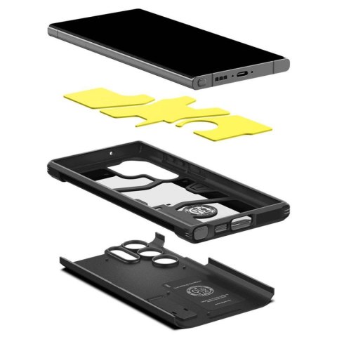 Etui pokrowiec na Samsung Galaxy S23 Ultra Tough Armor - czarny