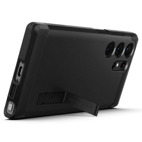Etui pokrowiec na Samsung Galaxy S23 Ultra Tough Armor - czarny