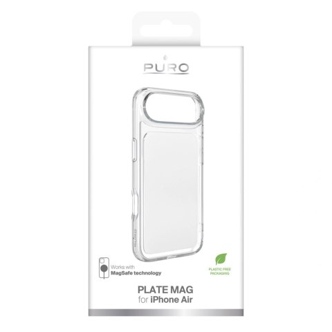 Etui pokrowiec na iPhone 17 Air Plate Mag MagSafe - biały