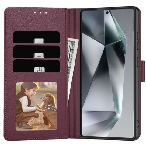 Etui pokrowiec z klapką na Samsung Galaxy A36 / A56 / A37 5G Wallet - bordowy