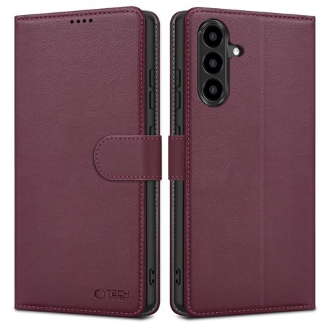 Etui pokrowiec z klapką na Samsung Galaxy A57 5G Wallet - bordowy