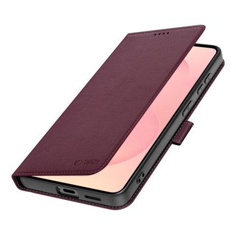 Etui pokrowiec z klapką na Samsung Galaxy A57 5G Wallet - bordowy