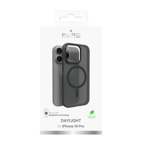 Etui silikonowe do iPhone 16 Pro Puro Daylight MagSafe - czarne