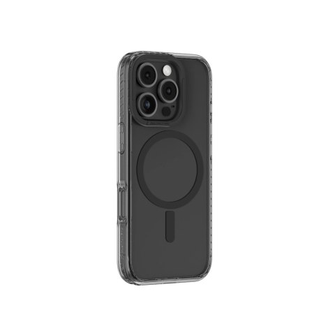 Etui silikonowe z pierścieniem magnetycznym do iPhone 16 Pro Titan Pro Mag Case - czarne
