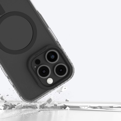 Etui silikonowe z pierścieniem magnetycznym do iPhone 16 Pro Titan Pro Mag Case - czarne