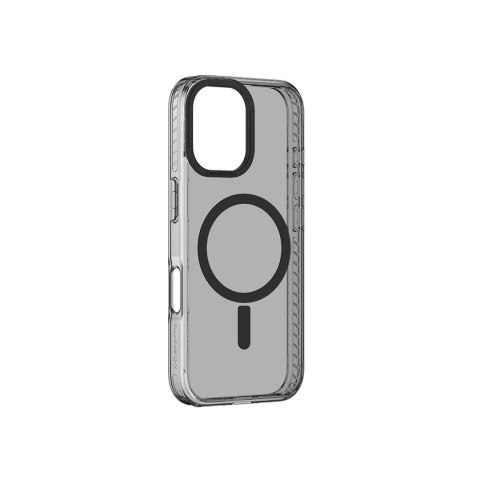Etui silikonowe z pierścieniem magnetycznym do iPhone 16 Titan Pro Mag Case - czarne