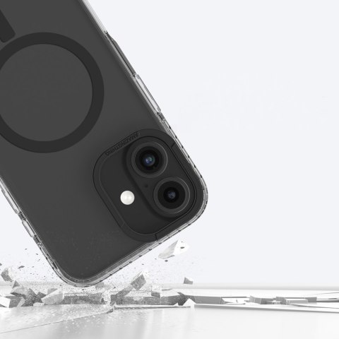 Etui silikonowe z pierścieniem magnetycznym do iPhone 16 Titan Pro Mag Case - czarne