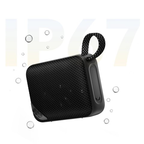 Głośnik bezprzewodowy Bluetooth z podświetleniem RGB IP67 - czarny