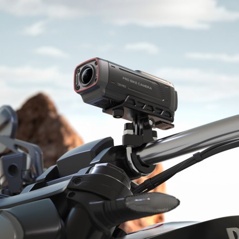 Kamera sportowa wideorejestrator 4K na kierownicę rower motocykl 730Pro - czarna